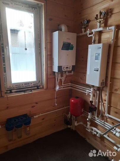 Монтаж отопления, водоснабжения, теплые полы