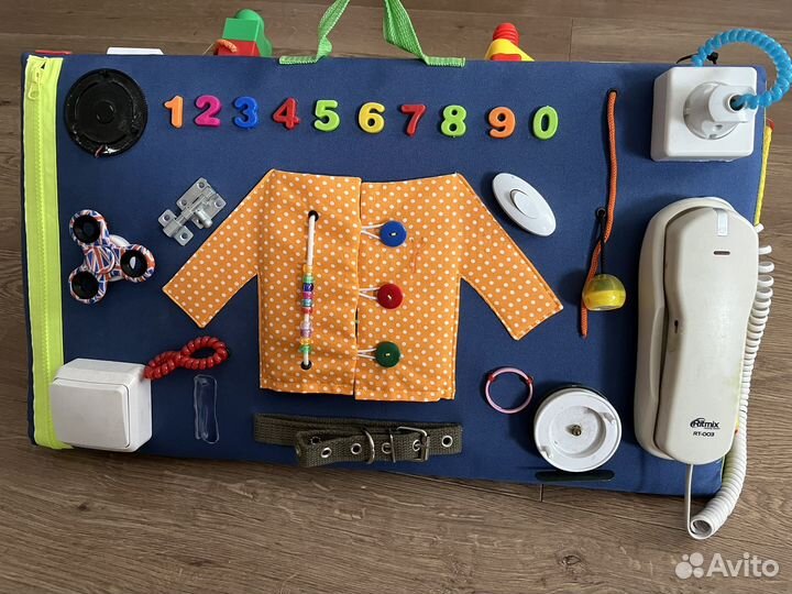 Бизиборд мягкий