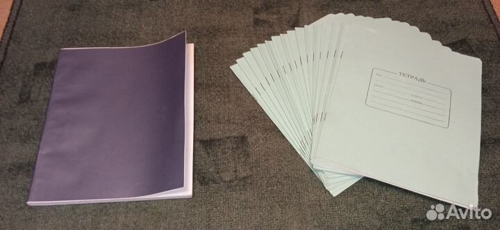 Тетради в клеточку (12 л. — 16 шт., 96 л. — 1 шт.)