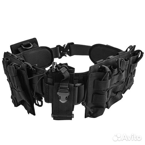 Тактический поясной ремень (бандаж) с подсумками
