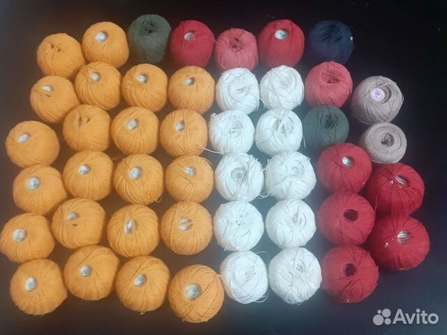 Нитки Х/б сирень.ссср
