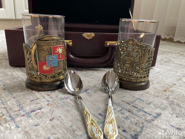 Подстаканник латунь