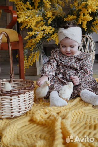 Повязка на голову из кашемира детская