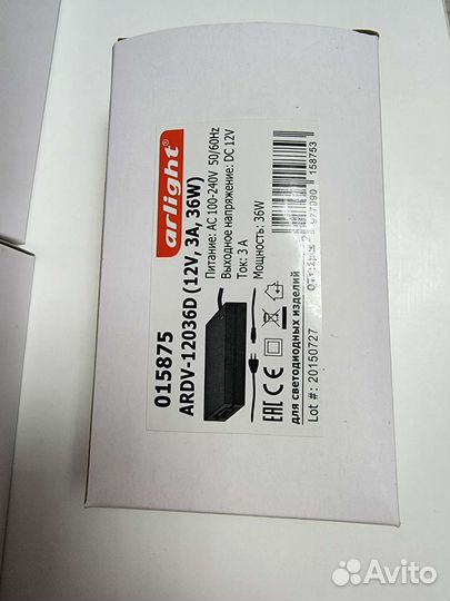 Универсальный блок питания 12V, 3A, 36W