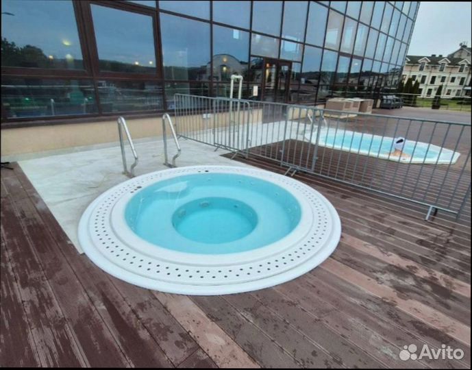 Композитный бассейн Спа переливной ecoline