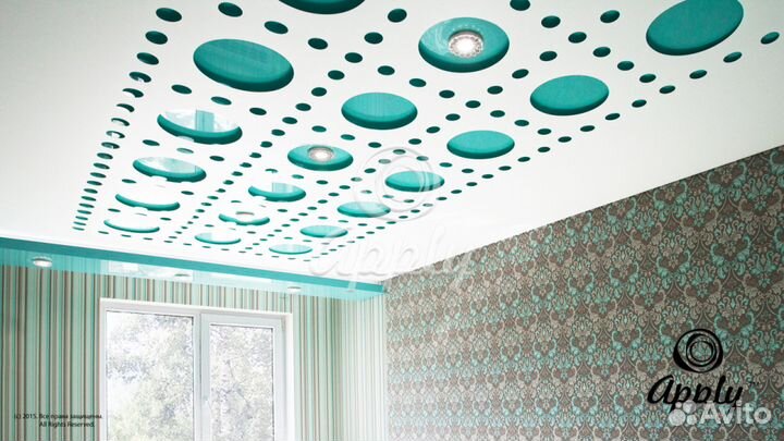 Натяжные потолки напрямую от бригады