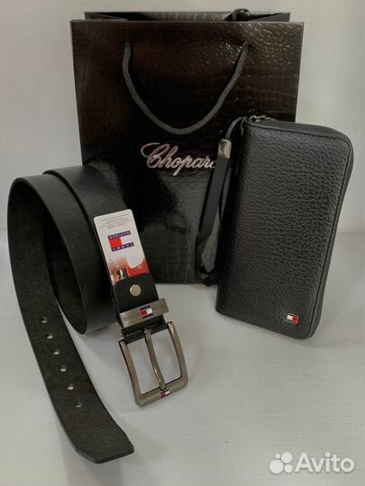 Мужской набор часы и ремень