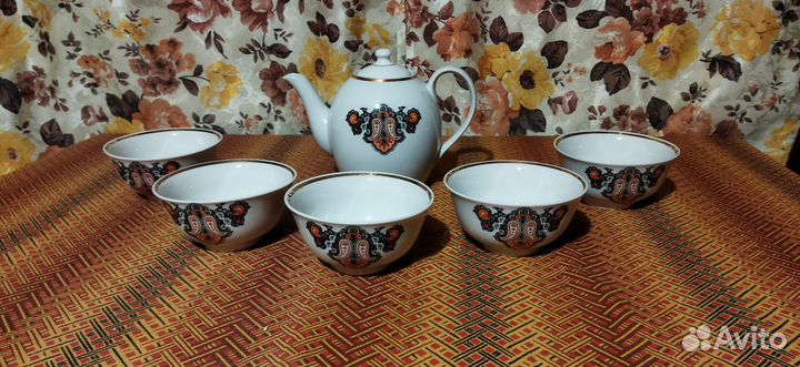 Сервиз чайный Восточный Рига 70 е