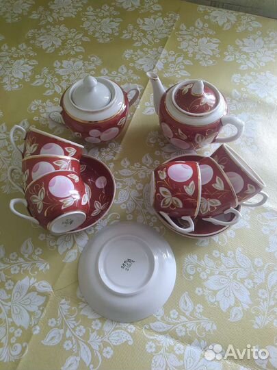 Чайный сервиз вербилки СССР