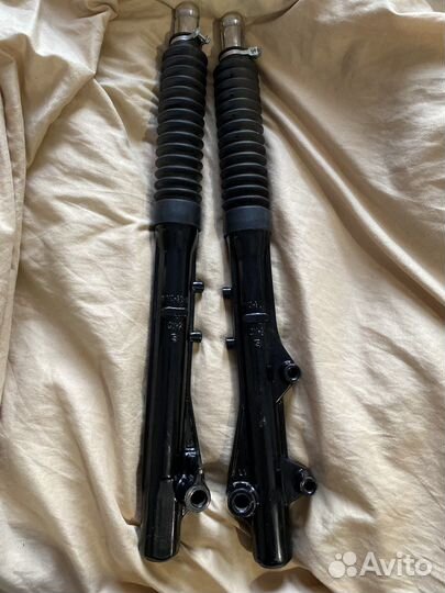 Перья передней вилки Storm indigo cross