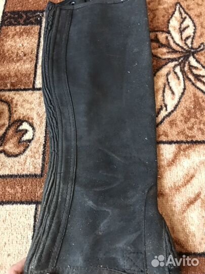 Краги замшевые для всадника