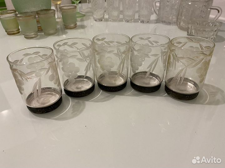 Хрусталь СССР стопки, бокалы, рюмки