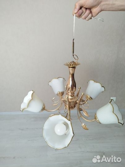 Люстра потолочная бу