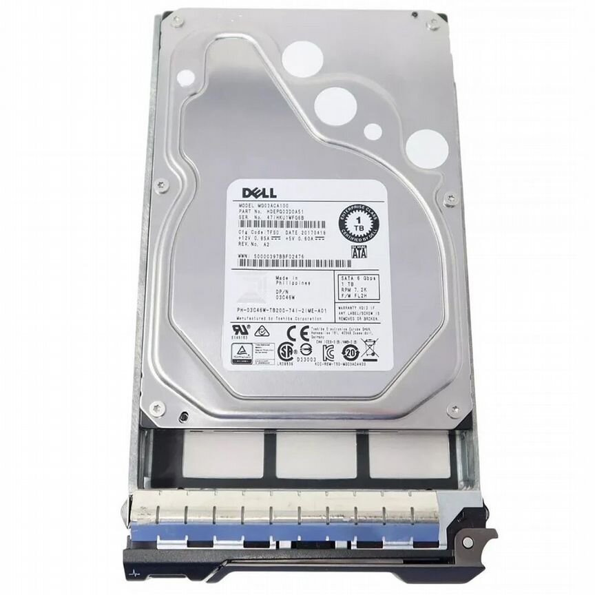 [3C46W] Жесткий Диск Dell 1tb Sata3 3,5" Hdd 3c46w