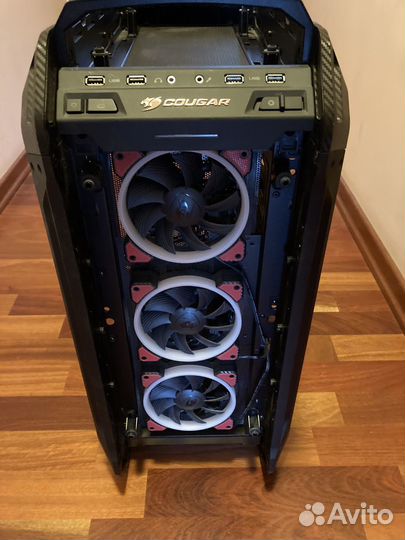 Игровой корпус для пк с вентиляторами Coguar