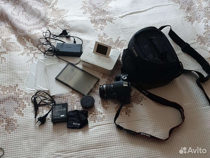 Фотоаппарат и фотопринтер canon