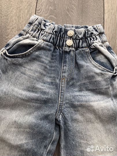 Джинсы клеш для девочки 98