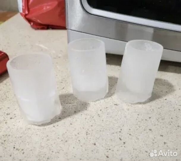 Форма силиконовая для льда рюмки