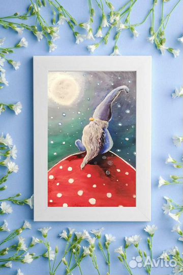 Картина открытка, подарок, оформление детской