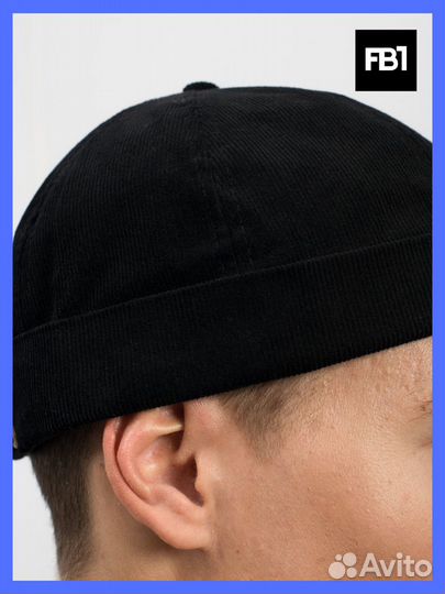 Шапка Докер VelvetThin Черный