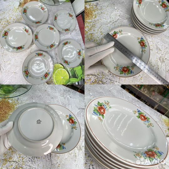 Фарфоровые тарелки