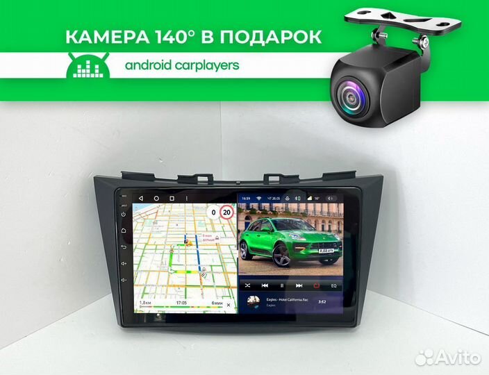 Магнитола android 3.32 Suzuki Swift 2 2011-2017