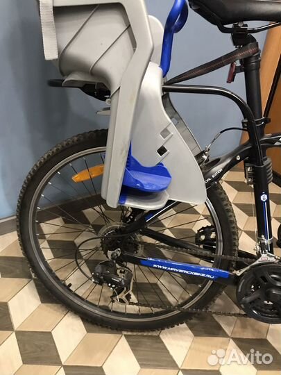 Продаю велосипед с детским креслом