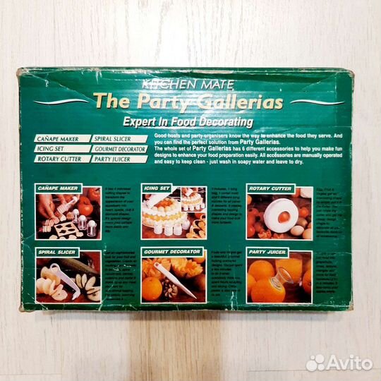 Набор для канапе, фруктов и крема