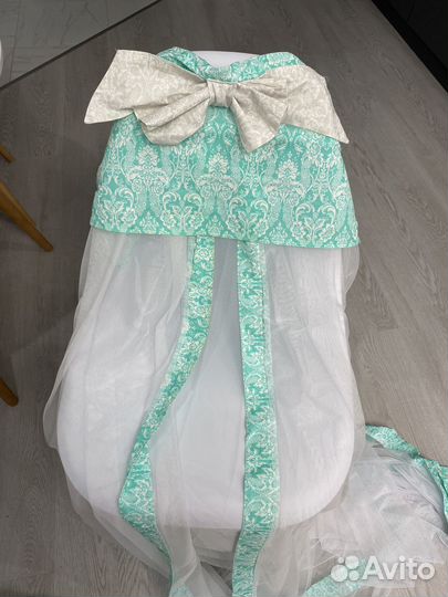 Балдахин на детскую кроватку с держателем