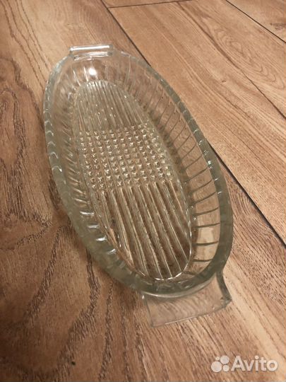 Селедочница СССР стеклянная