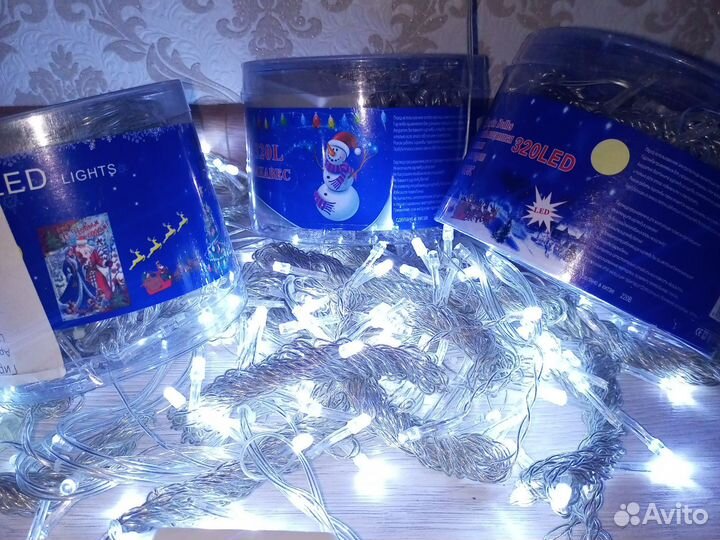 Гирлянда штора 3*2 новая