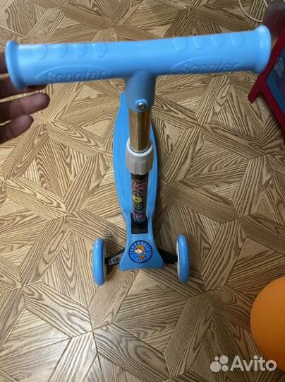Самокат трехколесный детский для мальчика