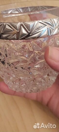 Хрустальные стаканы богемия