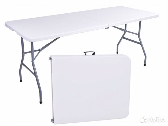 Стол складной пвх 180x74x74 крепкий