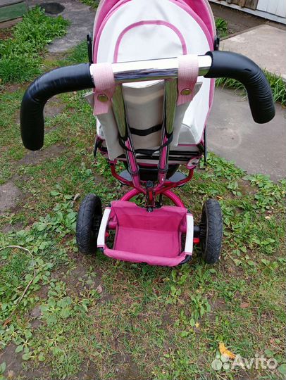 Детский велосипед с родительской ручкой