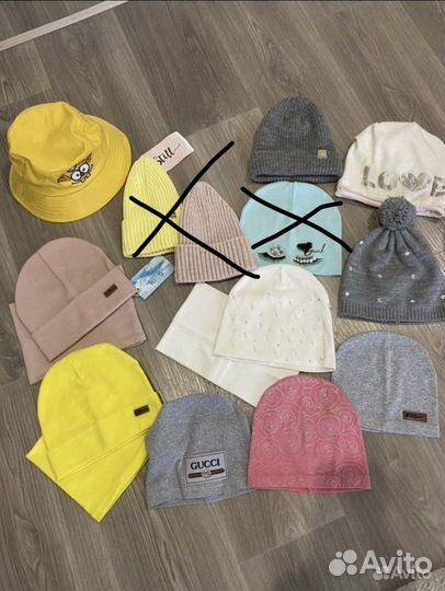 Шапка,панама детские разные