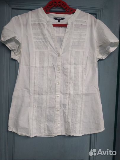Рубашка, блузка, 48 размер, хлопок