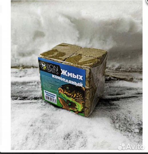 Жмых конопляный lion baits 20шт