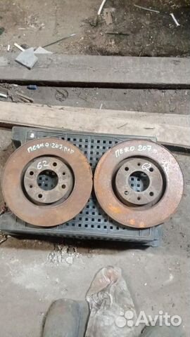 Тормозные диски переднее Peugeot 207