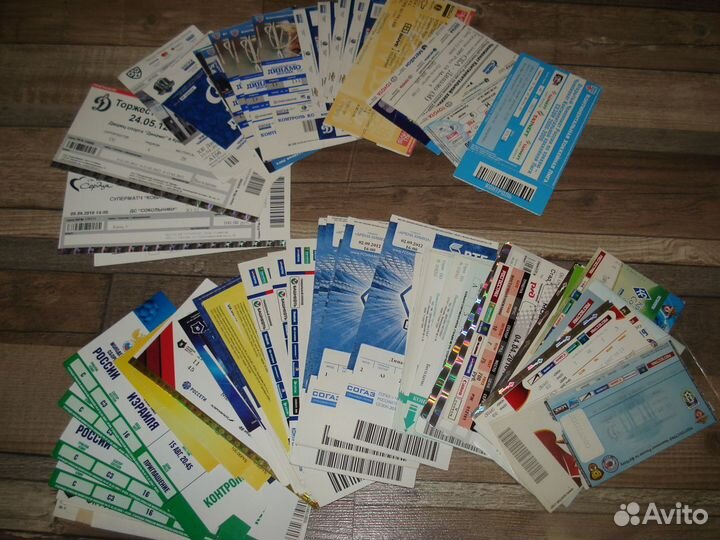 Футбольные Билеты Хоккейные Билеты Коллекционные