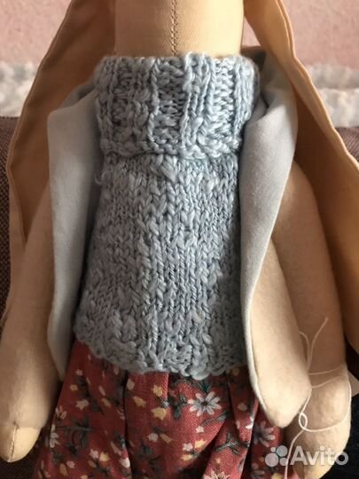 Игрушки заяц ручная работа