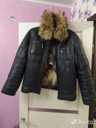 Кожаная куртка мужская