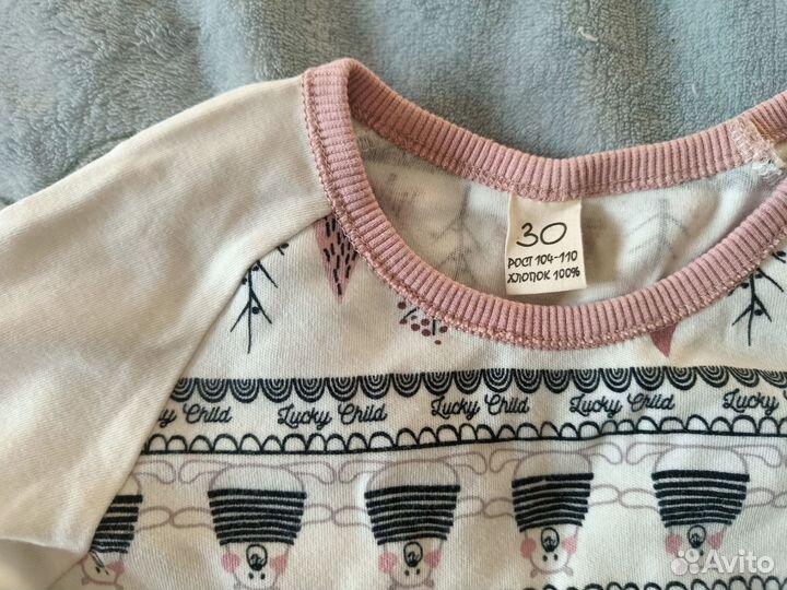 Пижама детская 104 - 110 размер