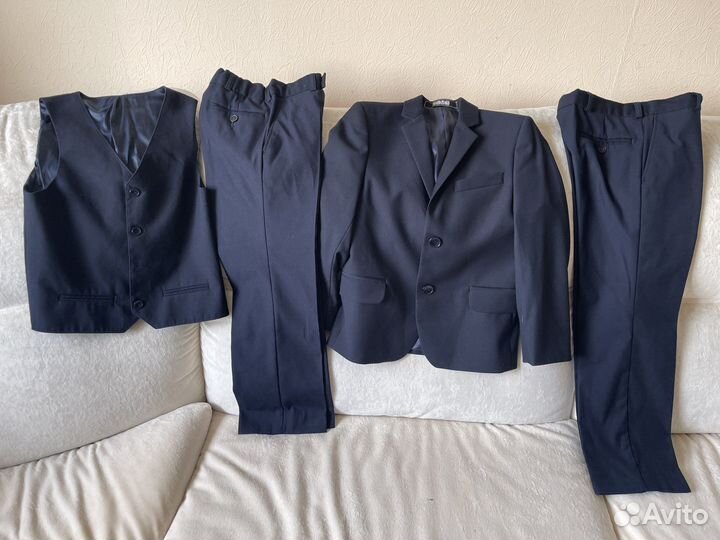 Костюм тройка школьный 122 olmi