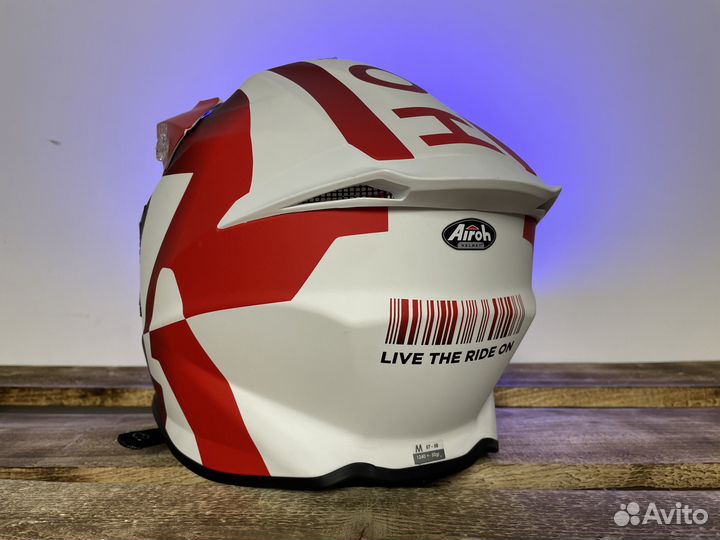 Кроссовый шлем Airoh Twist 2.0 Red Matt