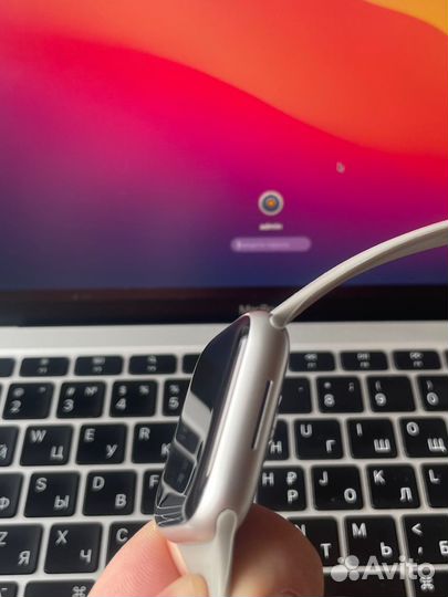 Часы apple watch 8 41 mm starlight