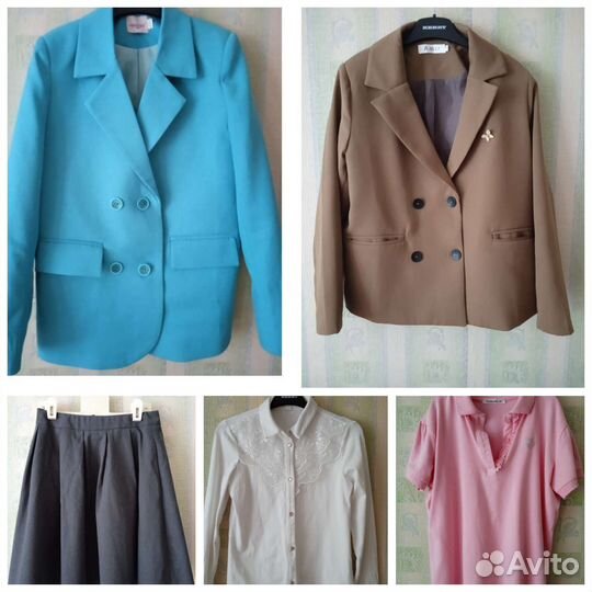 Вещи школьные для девочки 140-146 пакетом