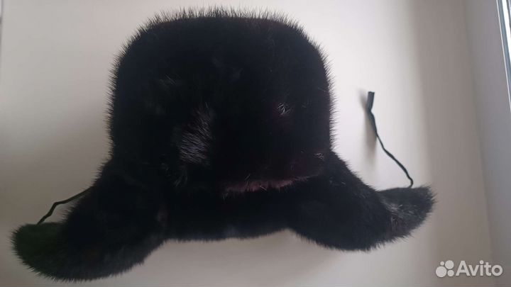 Зимняя норковая шапка