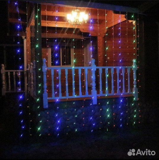 Гирлянда штора