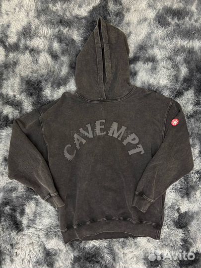 Худи Cav Empt черно серое оверсайз
